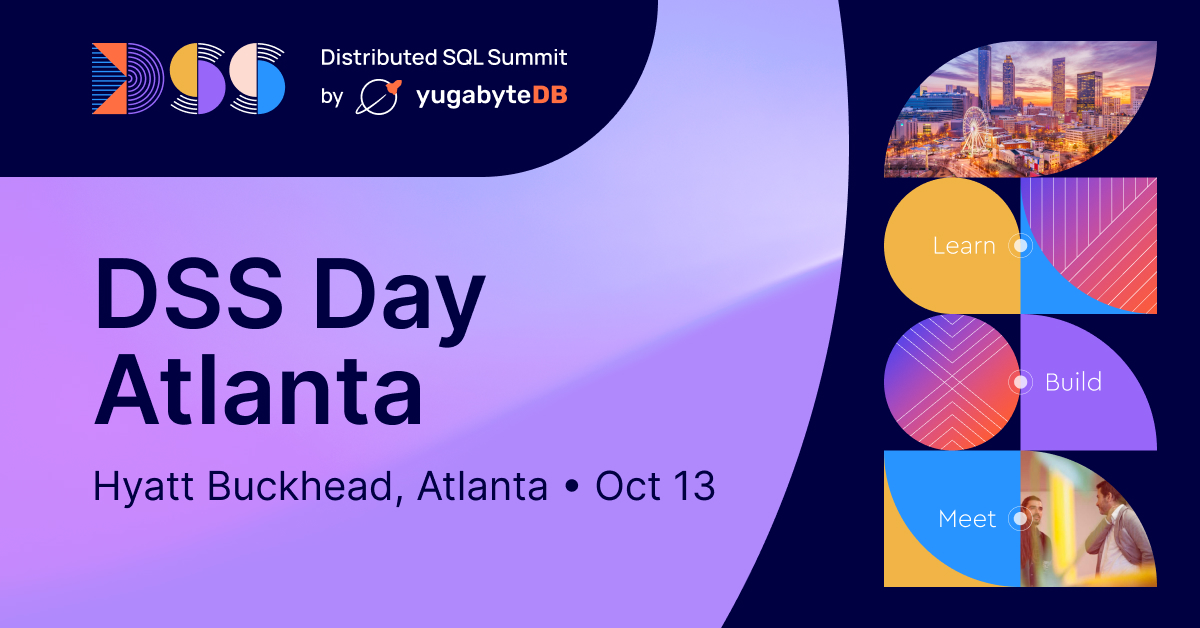 You are registered for DSS Atlanta on October 13